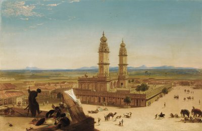 Paesaggio orientale con moschea da Alberto Pasini